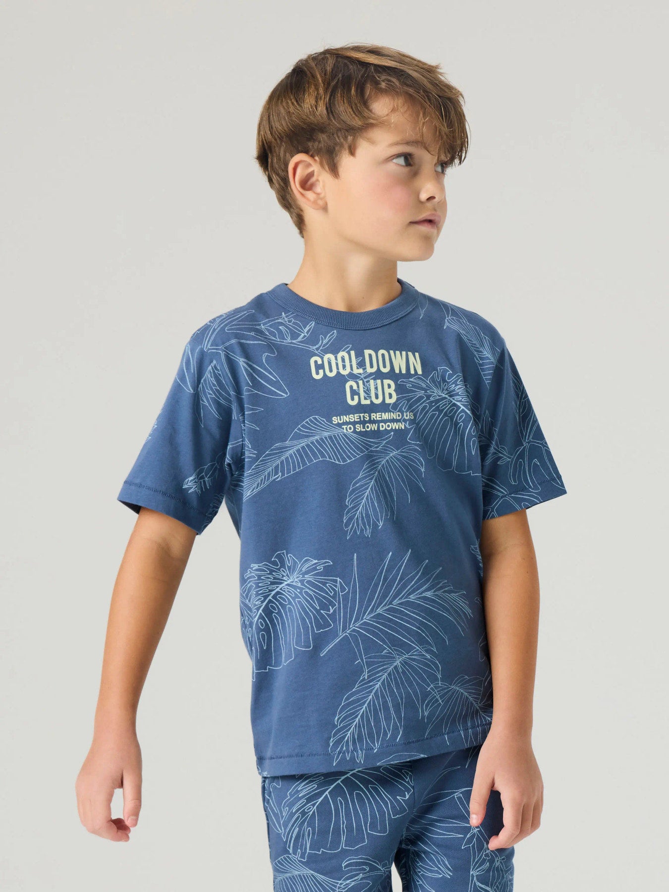 Blå mönstrad sommar t-shirt till pojke. Snygg kortärmad tröja till kille i ekologisk bomull.
NKMFERTO SS NREG TOP BOX
13254322