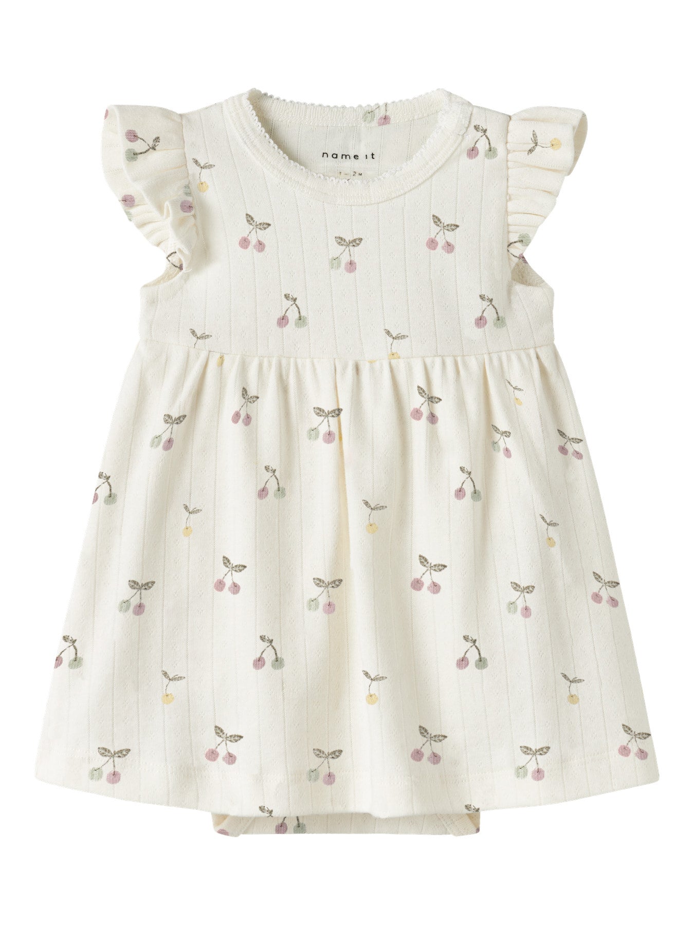 Söt baby klänning med körsbär. Body klänning i ekologisk bomull från Name it.
NBFFICHERRY CAPSL BODYDRESS
13254405