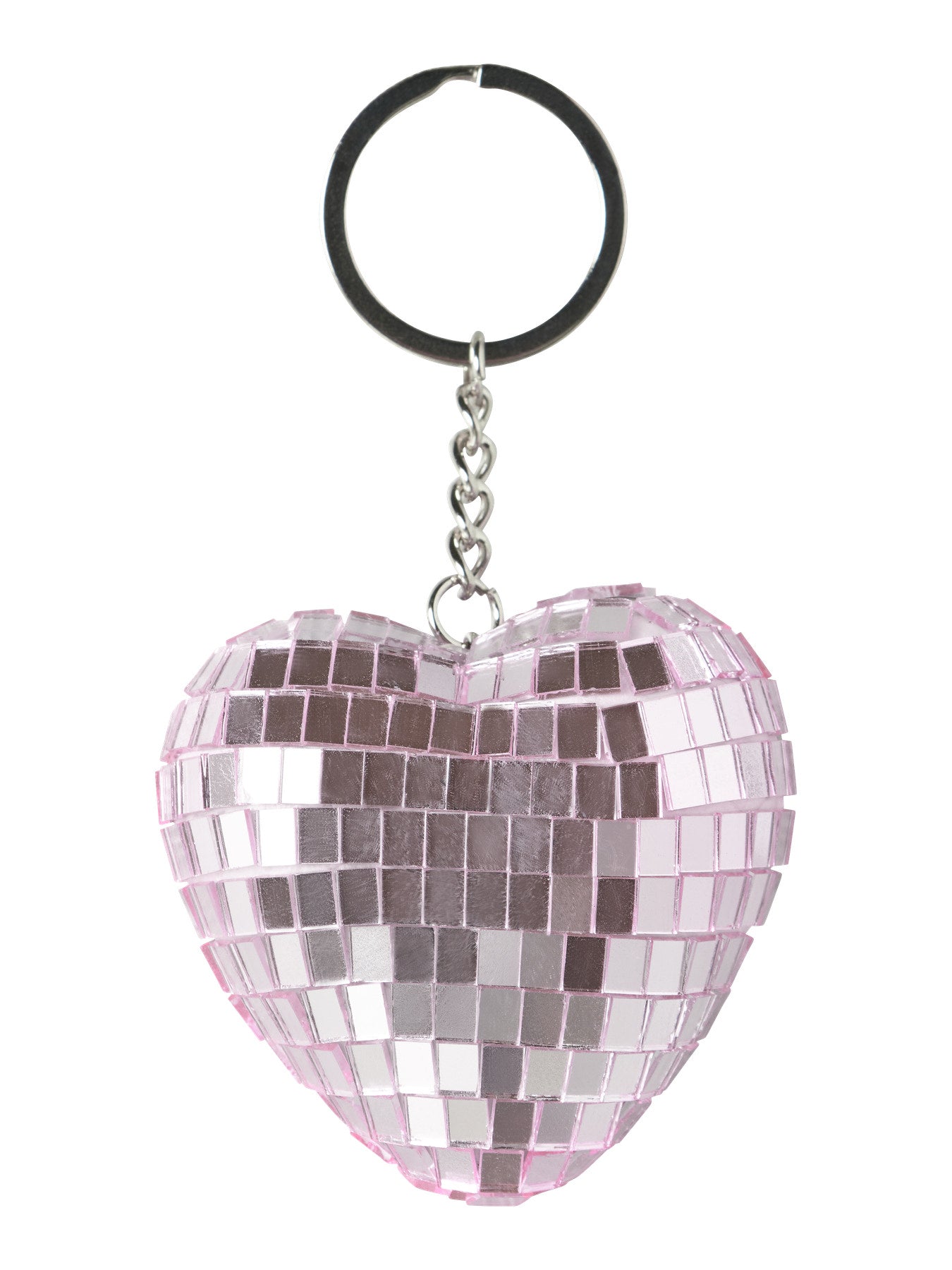 Silver färgad nyckelring med hjärta som en discokula, charms till väska  eller till nycklar.
NKFFAMINA KEYHANGER
13254499