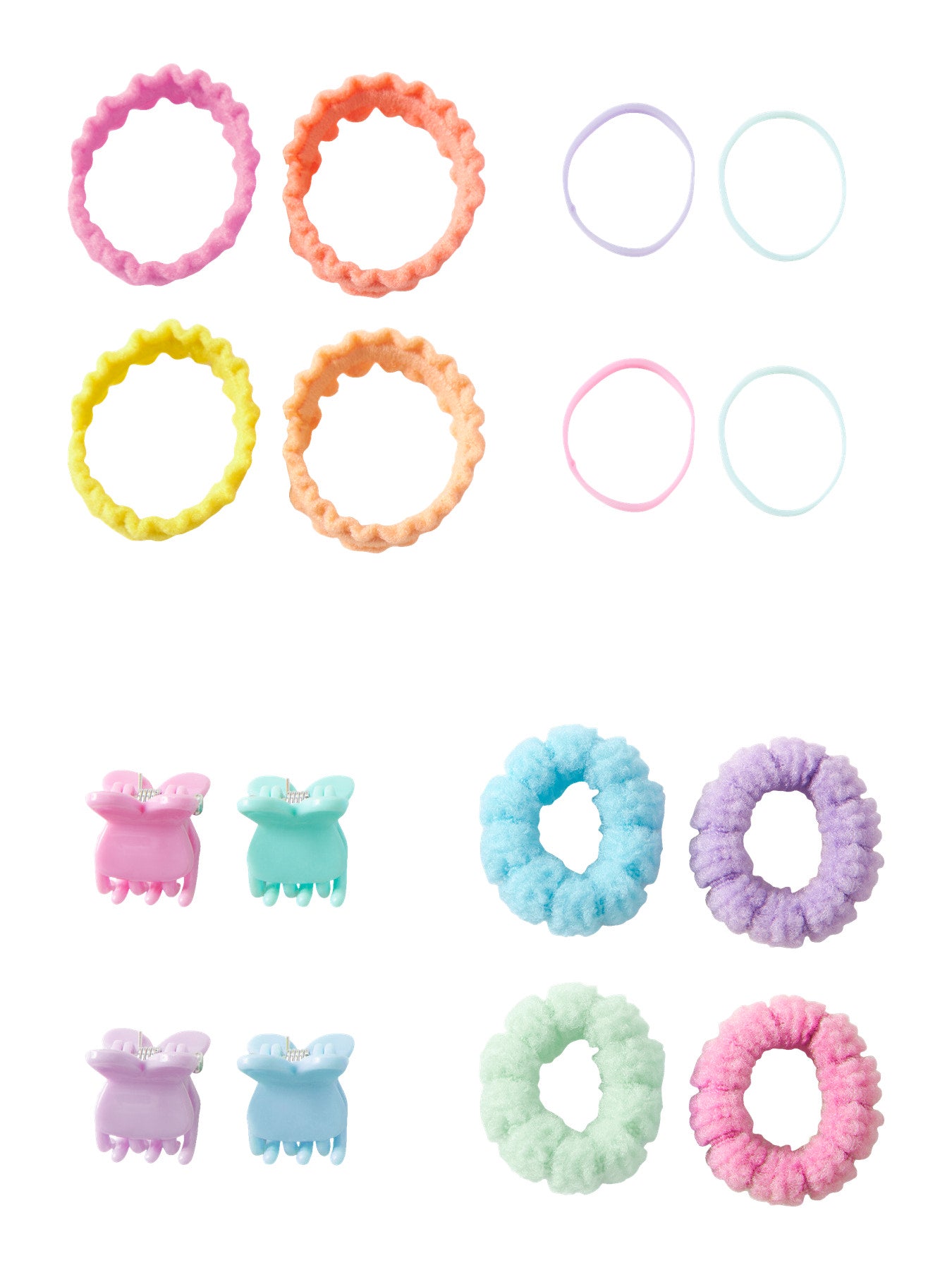 Hjärtformad ask fylld med hårsnoddar och hårklämmor till flicka. Färgglada hårsnoddar till liten flicka i fin presentförpackning.
NMFFAMONU HAIR ACC SET
13254521