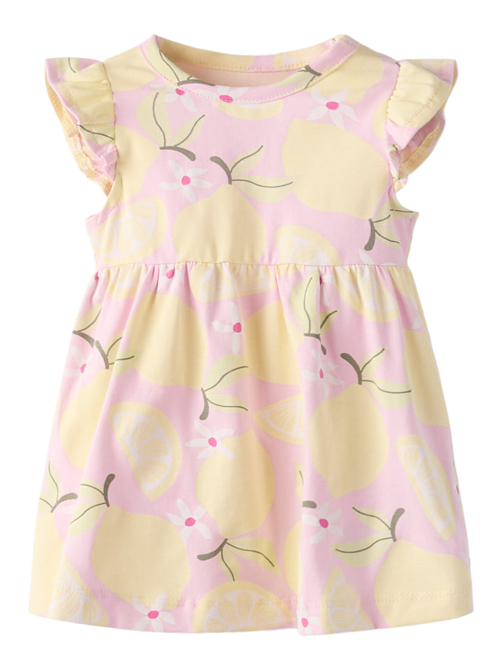 Rosa baby klänning till flicka. Söt kortärmad bebis klänning med gula citroner från Name it. Ekologiska baby kläder till flicka.
NBFFILUAZ DRESS BOX
13254735