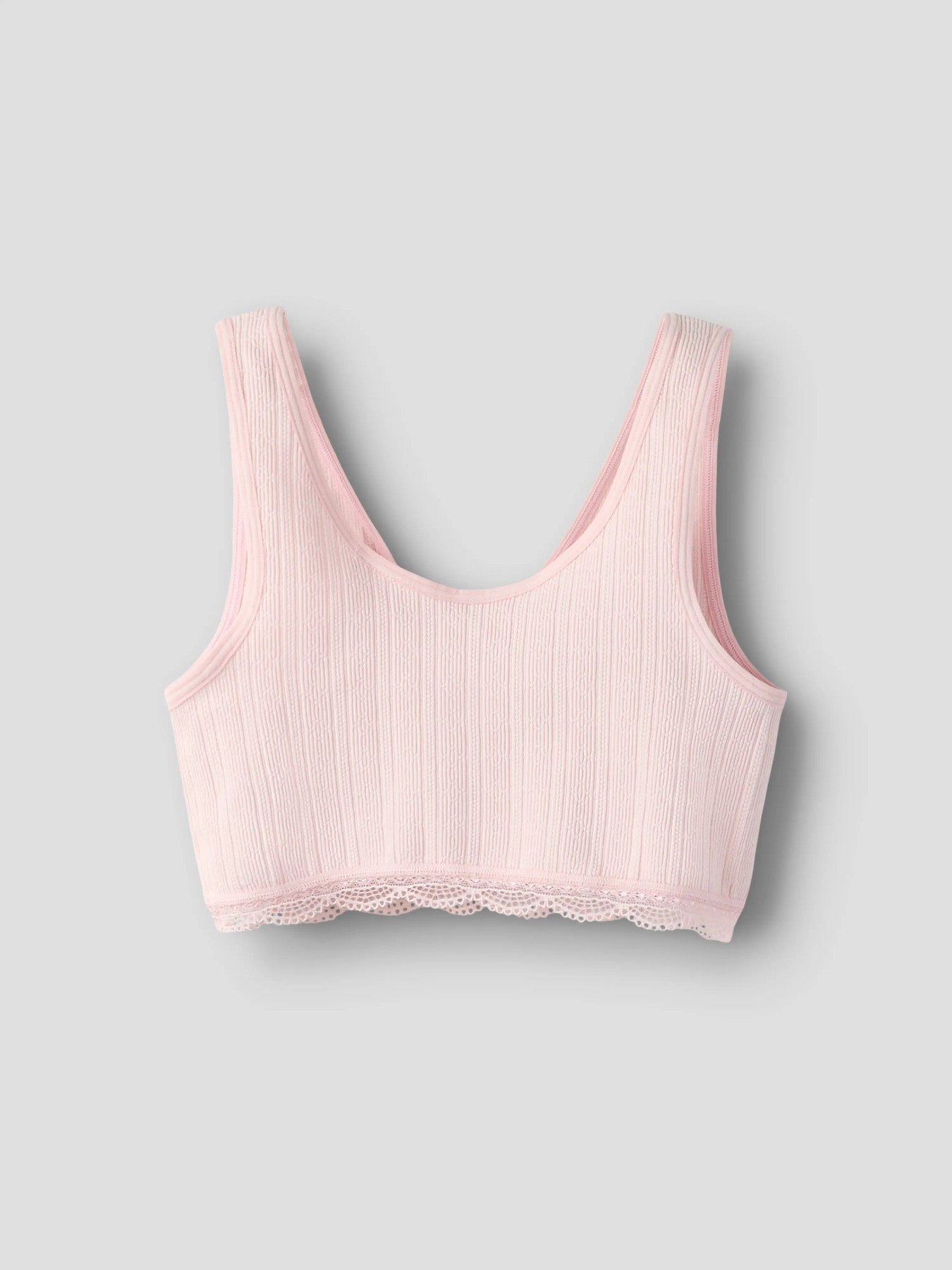 Rosa bh topp, kort linne som en bralette till flicka. Tjej topp till ungdom från LMT.
NLFHANNI BRALETTE
13254792