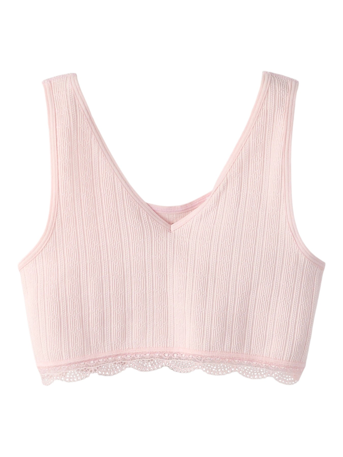 Rosa bh topp, kort linne som en bralette till flicka. Tjej topp till ungdom från LMT.
NLFHANNI BRALETTE
13254792