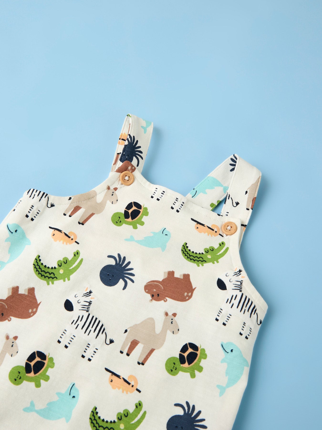 Kul djur mönstrad hängsel shorts till baby pojke. Bebis shorts onesies hängselshorts i ekologisk bomull från Name it.
NBMFARI SHORTS OVERALL
13254831