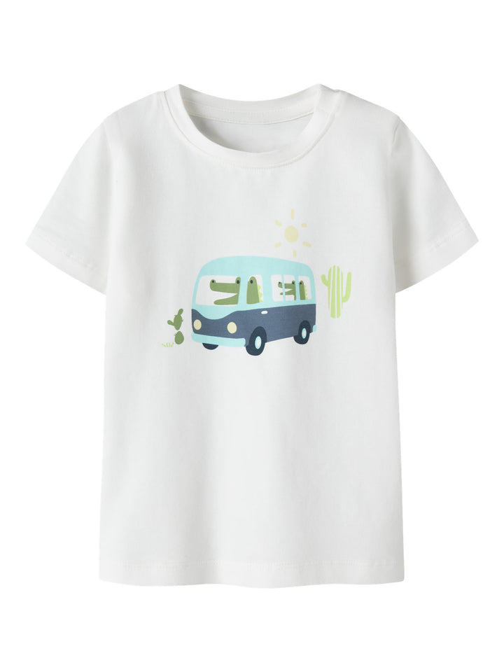 Kul vit baby t-shirt till pojke med krokodil och folkabuss. Bebis kläder i ekologisk bomull till pojke.
NBMFARTIL SS TOP BOX
13254833