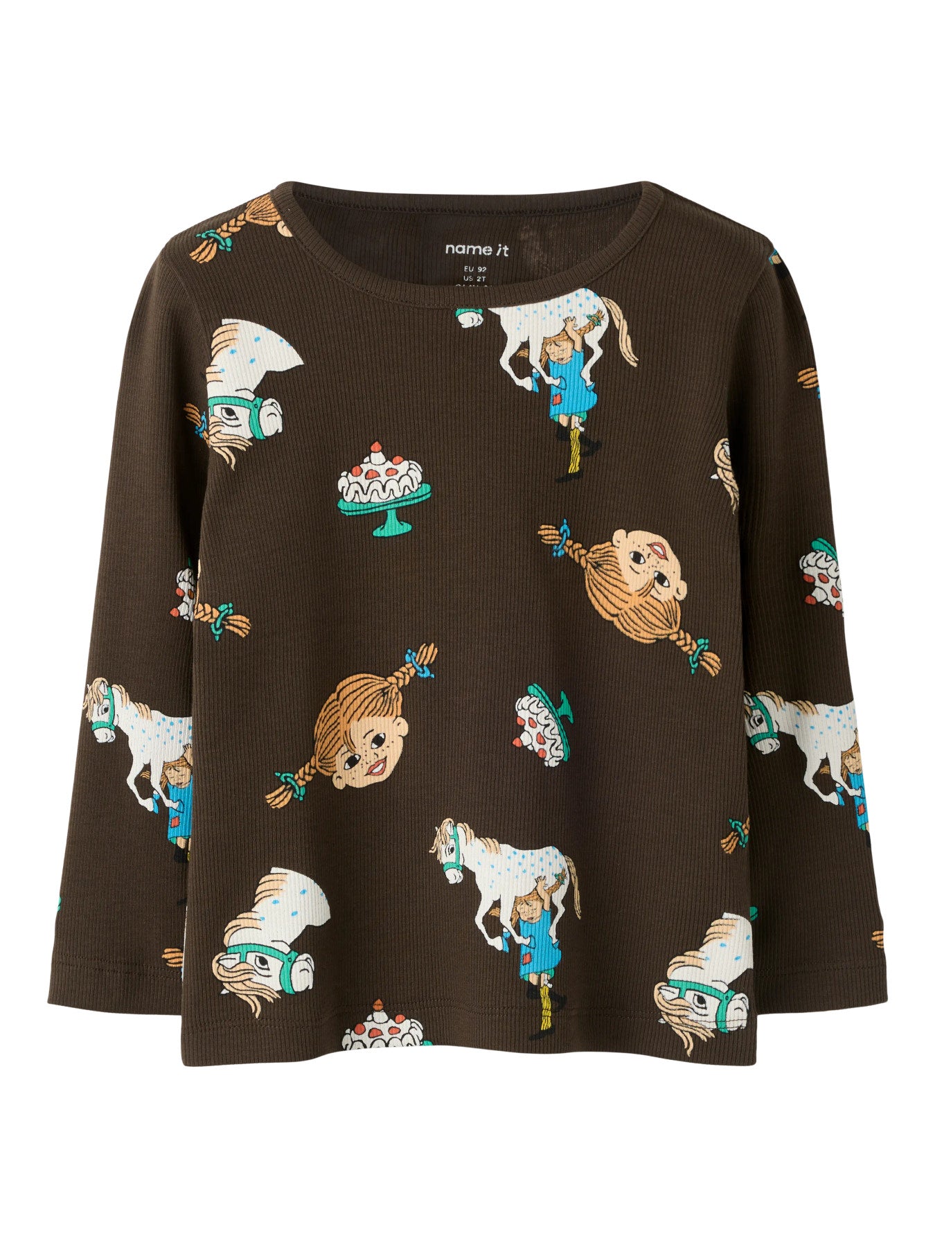 Brun Pippi tröja till flicka och pojke. Rolig lekfull långärmad t-shirt med Pippi Långstrump och Lilla Gubben. Söt tröja från Name it.
NMFSOCA PIPPI LS TOP SKY
13254863