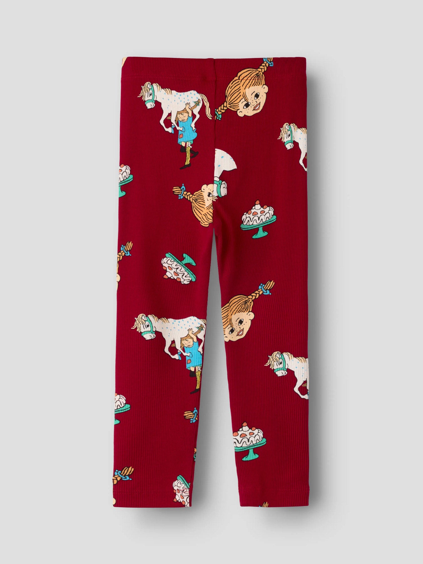 Pippi Långstrump byxor, röda ribbade leggings med pippi och Lilla Gubben.
NMFSOCA PIPPI LEGGING SKY
13254864