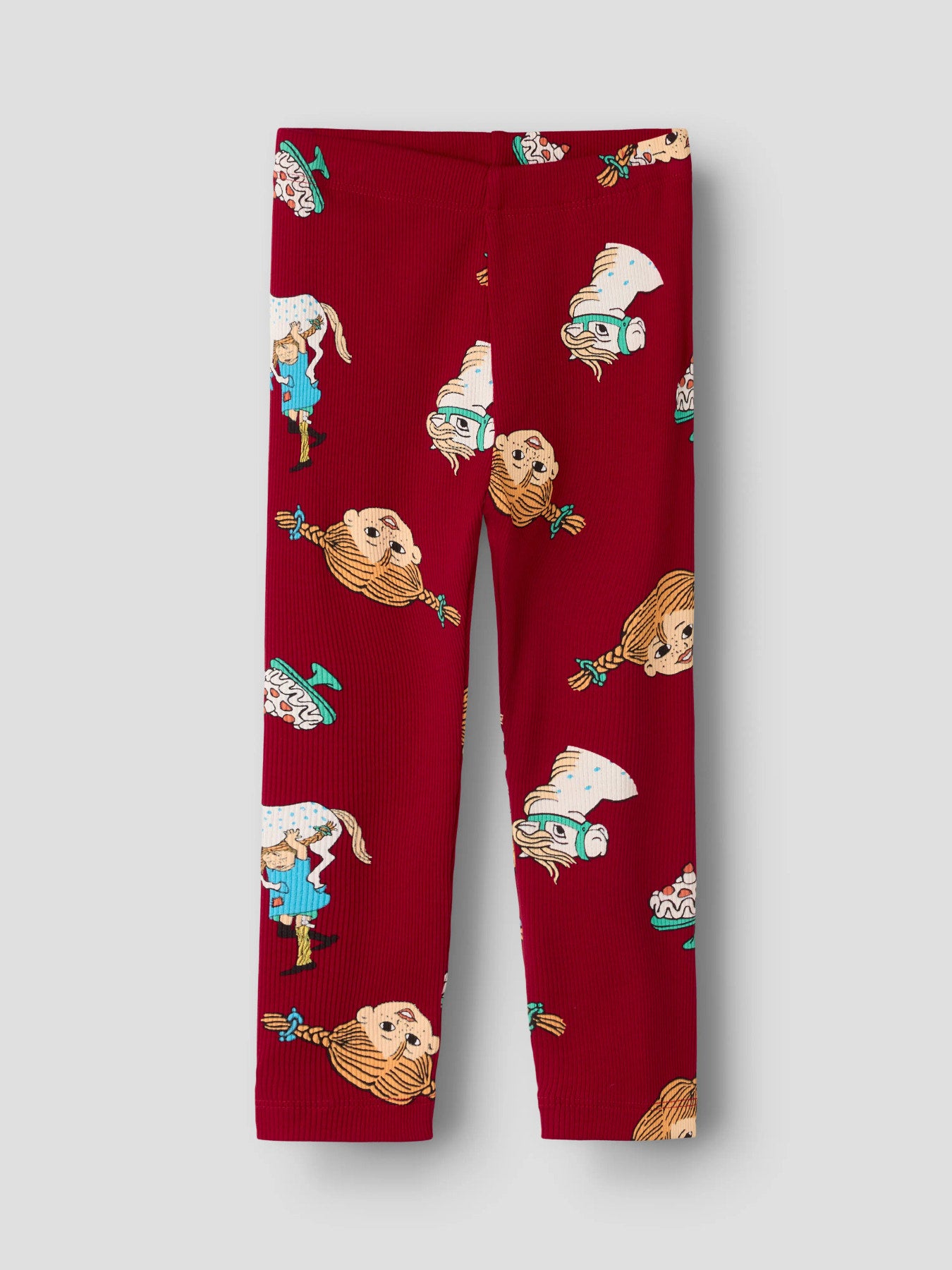 Pippi Långstrump byxor, röda ribbade leggings med pippi och Lilla Gubben.
NMFSOCA PIPPI LEGGING SKY
13254864