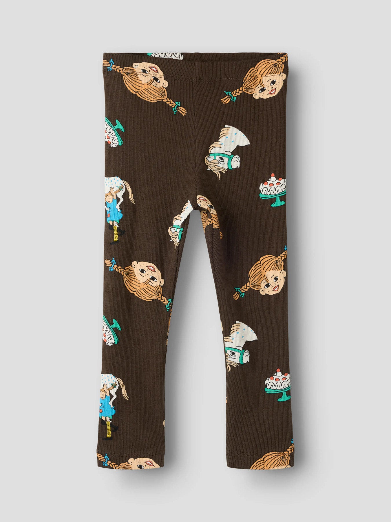 Pippi Långstrump byxor, bruna ribbade leggings med pippi och Lilla Gubben till pojke och flicka.
NMFSOCA PIPPI LEGGING SKY
13254864