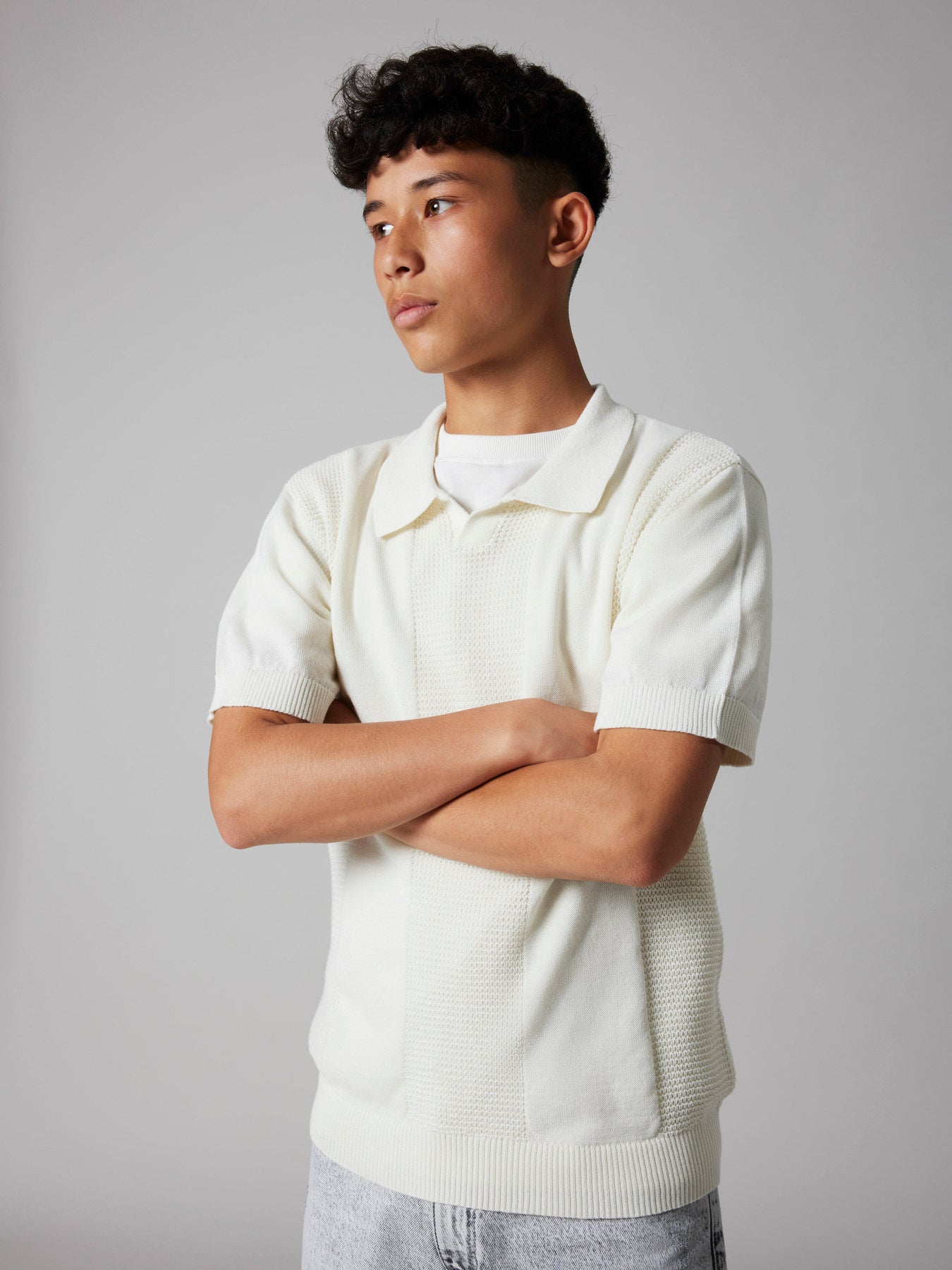 Piké Tröja Stickad