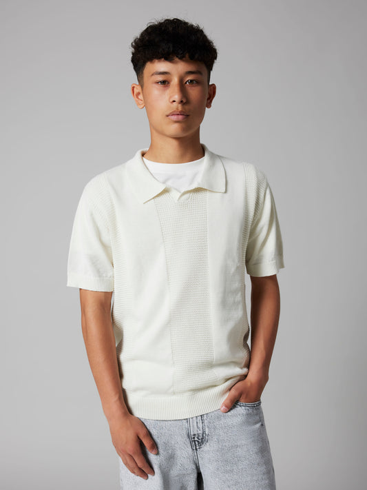 Piké Tröja Stickad