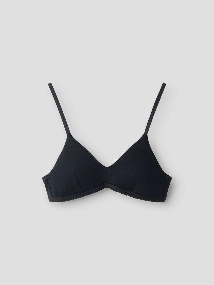 LMTD Nantelle 2-pack bralette för ungdom i Windsurfer och Black med reglerbara axelband