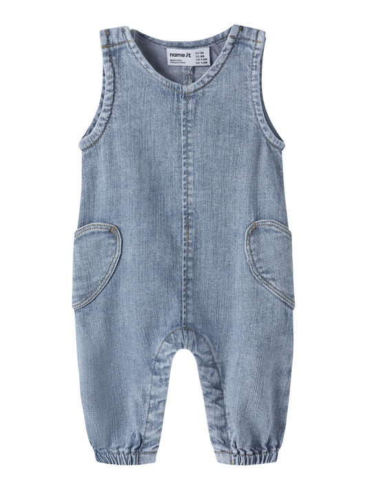 Name It Emmaline Jeanshängselbyxor – Denim Blue