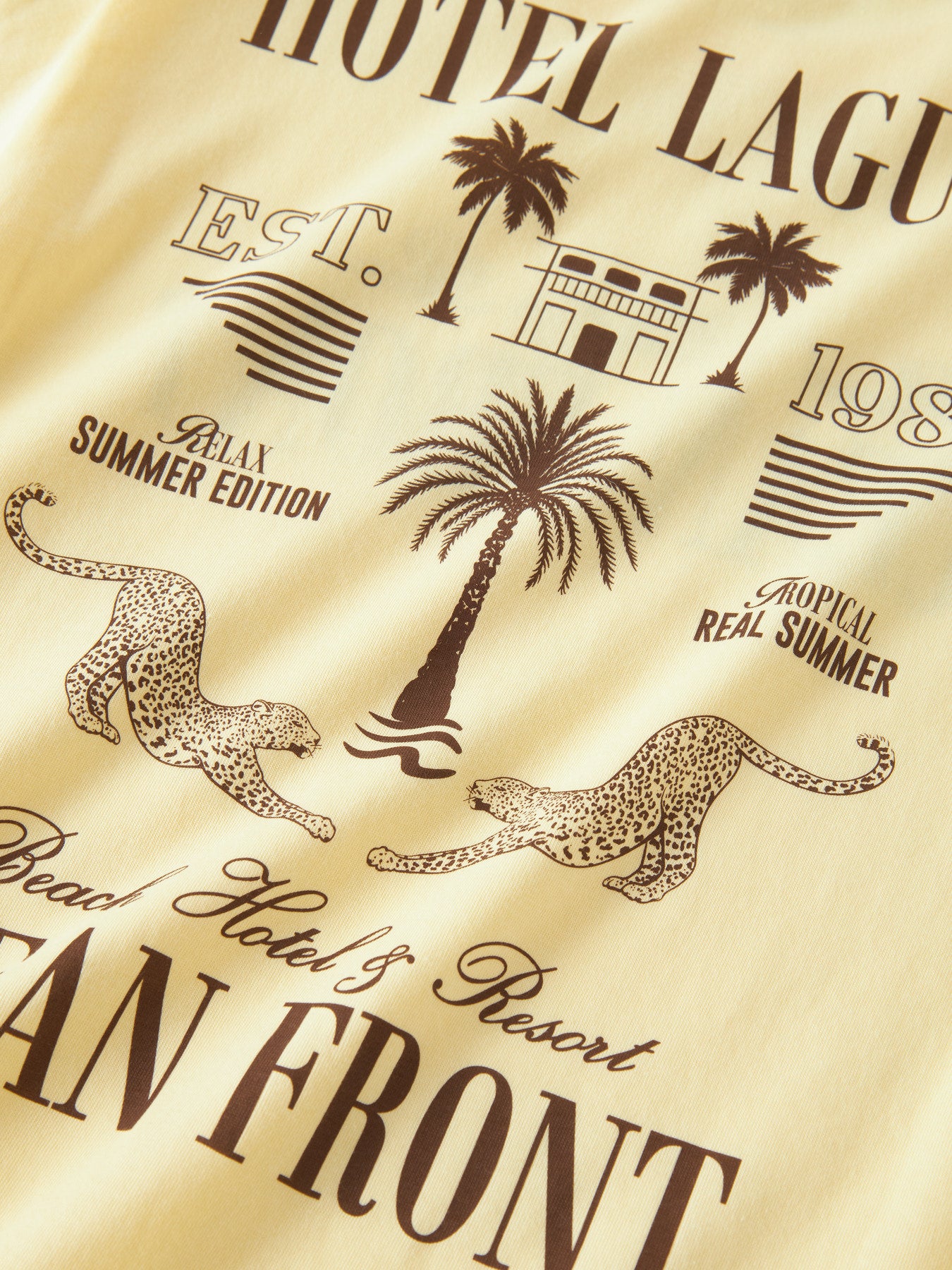 Ljus gul kortärmad t-shirt till pojke med backprint i brunt. Snygg sommar tröja i ekologisk bomull från Name it.
NKMHASLO SS NREG TOP BOX
13255305