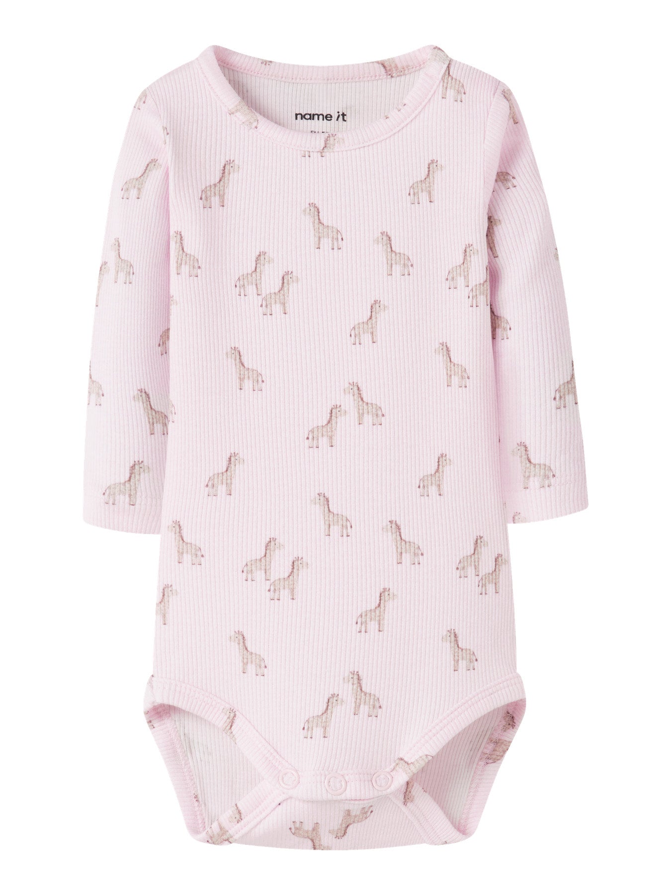 Långärmad baby body till nyfödd bebis flicka. Rosa bodysuit med söta giraffer till baby flicka. Ekologiska bebis kläder från Name it.
NBFHALENA LS BODY BOX
13255805