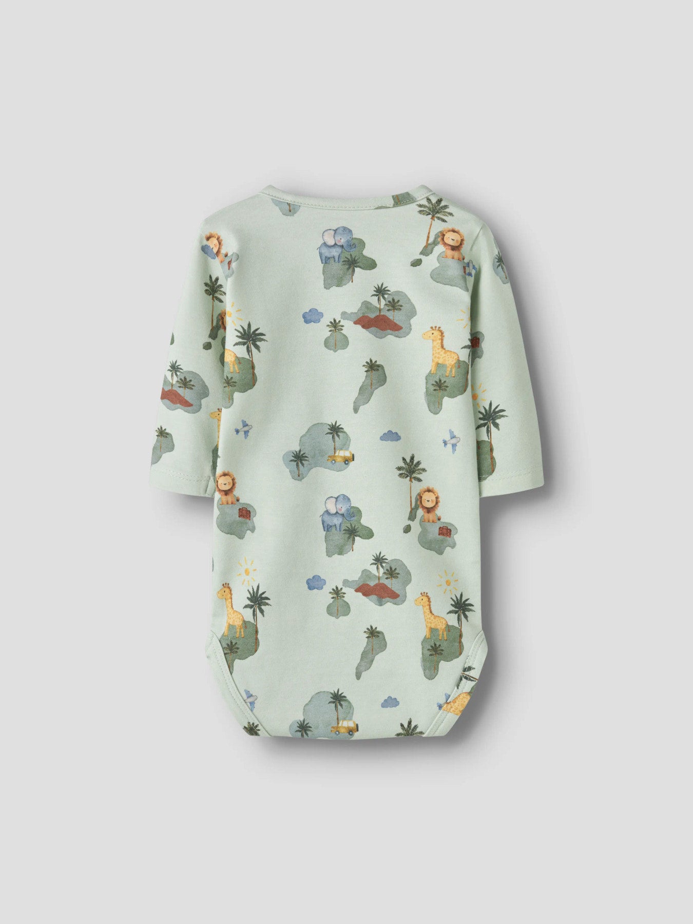 Grön långärmad mönstrad baby body till pojke. Bebis body till pojke, mönstrad djur body med giraffer och lejon till nyfödd bebis pojke. Ekologiska bebis kläder från Name it.
NBMHELLO LS BODY
13255852
