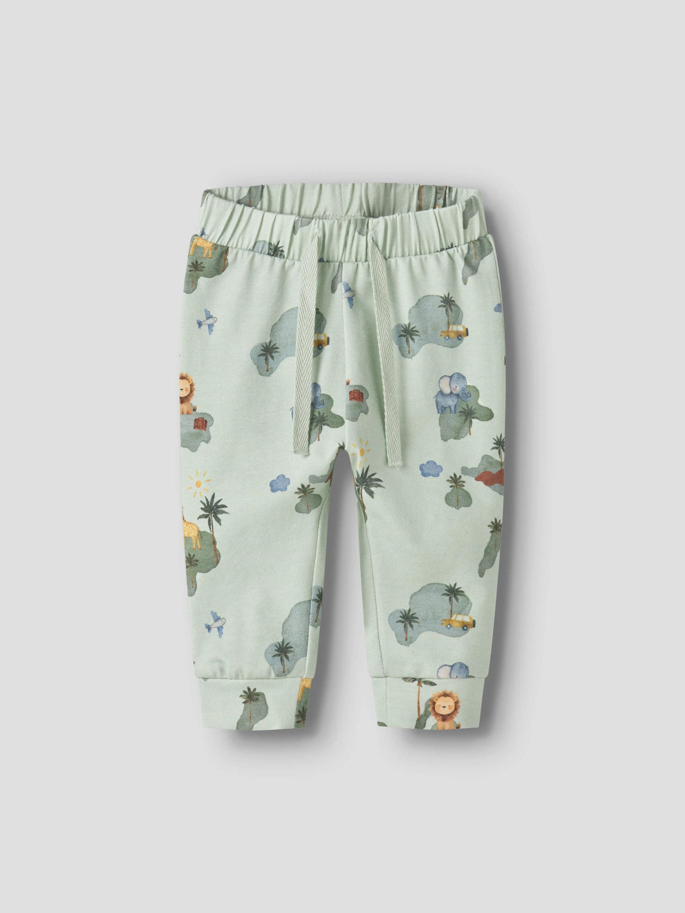 Gröna mönstrade baby byxor till bebis pojke. Byxa med lejon och giraff till baby pojke. Ekologiska bebis kläder från Name it.
NBMHELLO PANT
13255854