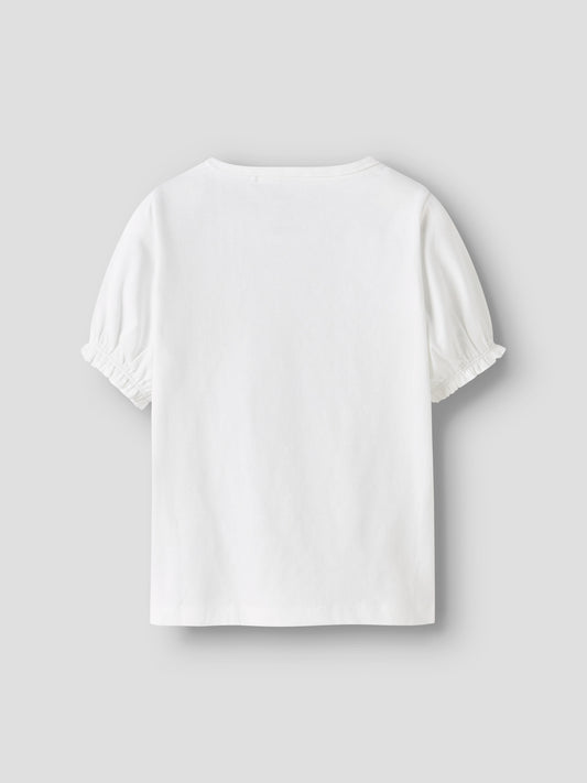 Vit kortärmad topp med glittrande fågel i ekologisk bomull till flicka. T-shirt med djurmotiv till flicka, ekologiska barnkläder från Name it.
NMFHONEIA SS TOP BOX
13255936