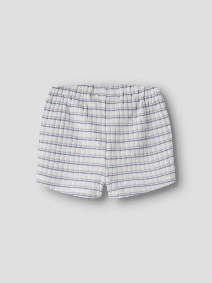 Randig blå och vit baby shorts till pojke. Bebis shorts i mjuk randig ekologisk bomull från Lil 'Atelier.
NBMHALDUR LOOSE SHORTS LIL
13256058