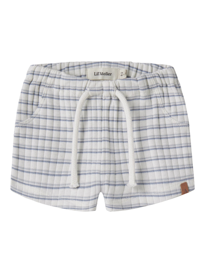 Randig blå och vit baby shorts till pojke. Bebis shorts i mjuk randig ekologisk bomull från Lil 'Atelier.
NBMHALDUR LOOSE SHORTS LIL
13256058