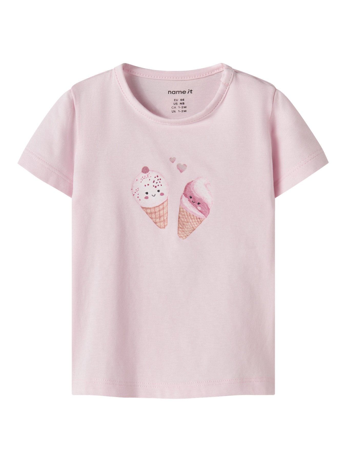 Ljus rosa kortärmad baby t-shirt till bebis flicka. Ekologiska baby kläder till nyfödd bebis flicka. Rosa bebis kläder till flicka från Name it.
NBFJACOBA SS TOP BOX
13256605