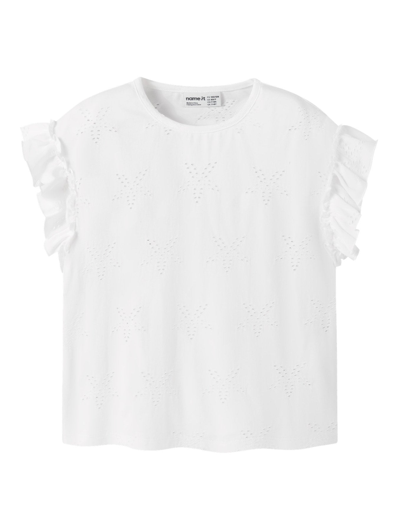Vit broderad kortärmad topp till flicka. Söt t-shirt till ungdom tjej perfekt till skolavslutning eller midsommar. Fina sommar barn kläder till flicka från Name it.
NKFJADEN SL NREG SH TOP
13256696