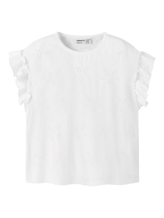 Vit broderad kortärmad topp till flicka. Söt t-shirt till ungdom tjej perfekt till skolavslutning eller midsommar. Fina sommar barn kläder till flicka från Name it.
NKFJADEN SL NREG SH TOP
13256696