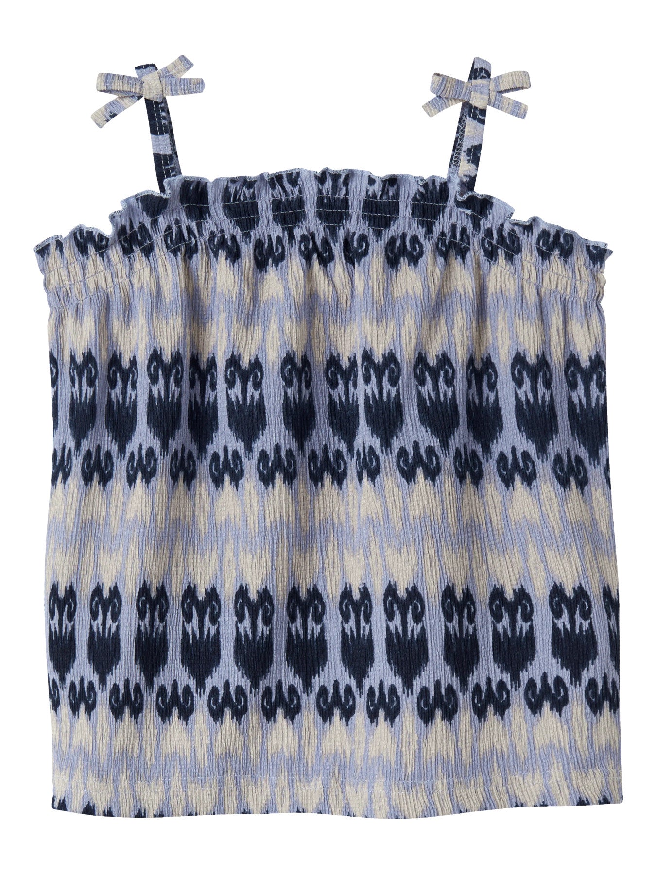 Blå vit mönstrad short topp med smala axelband. Linne med smala axelband till flicka från Name it.
NKFJAMSA SHORT STRAP TOP BOX
13256705