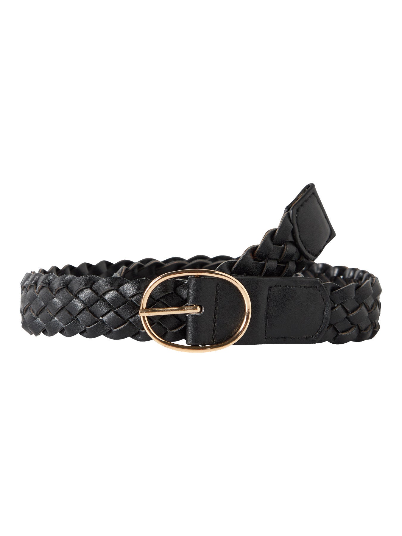 Svart flätat bälte till flicka. Tjej skärp, bälte i flätad modell med guld spänne från Name it.
NKFJALONA BELT
13256740