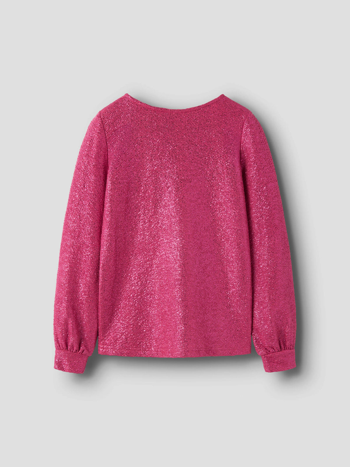 Name It Risine rosa glittrig långärmad topp flicka