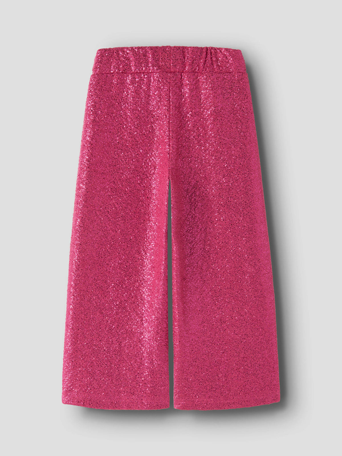 Name It Risine rosa glittriga Wide Leg byxor för flicka med vida ben