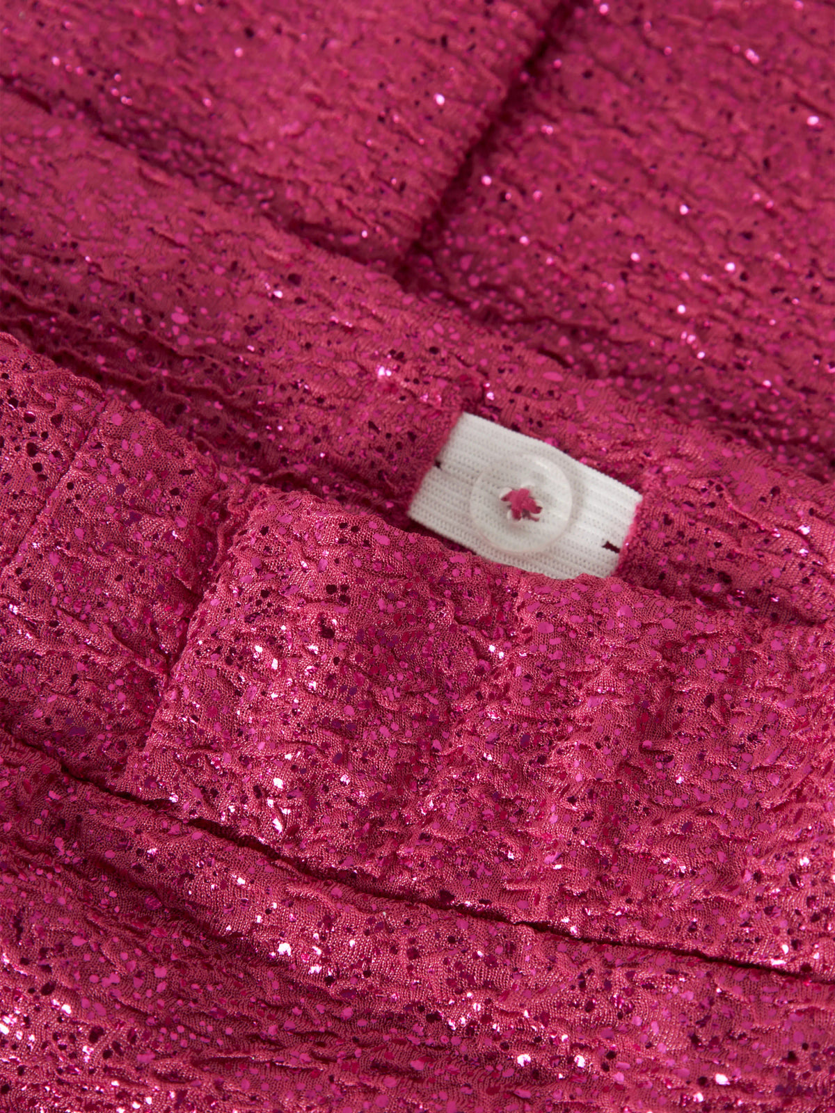 Name It Risine rosa glittriga Wide Leg byxor för flicka med vida ben
