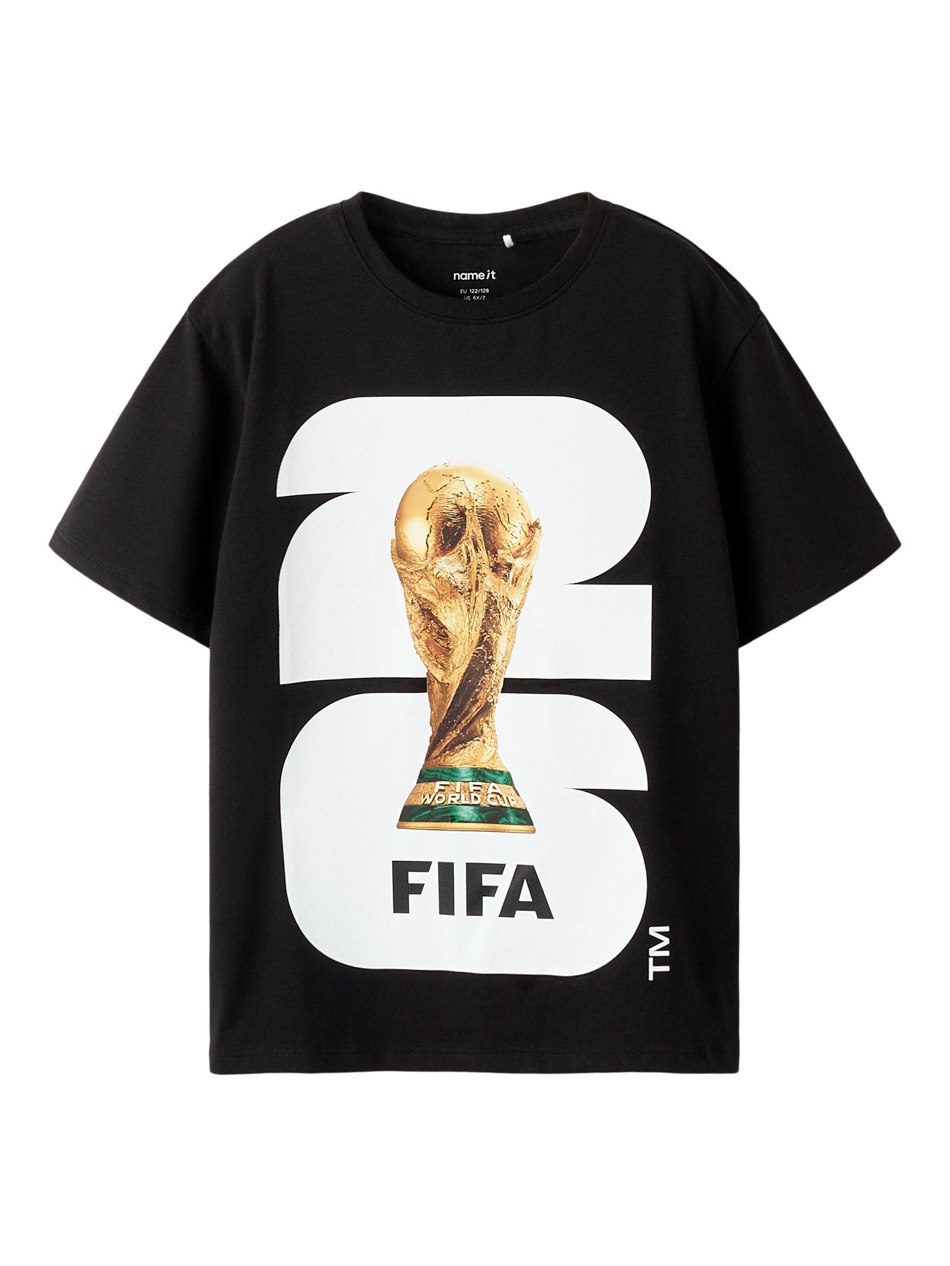 Svart FIFA t-shirt, kortärmad tröja till pojke. Fotbolls tröja FIFA pokal till kille från Name it.
NKMMALLE FIFA SS NREG TOP OUS
13256993