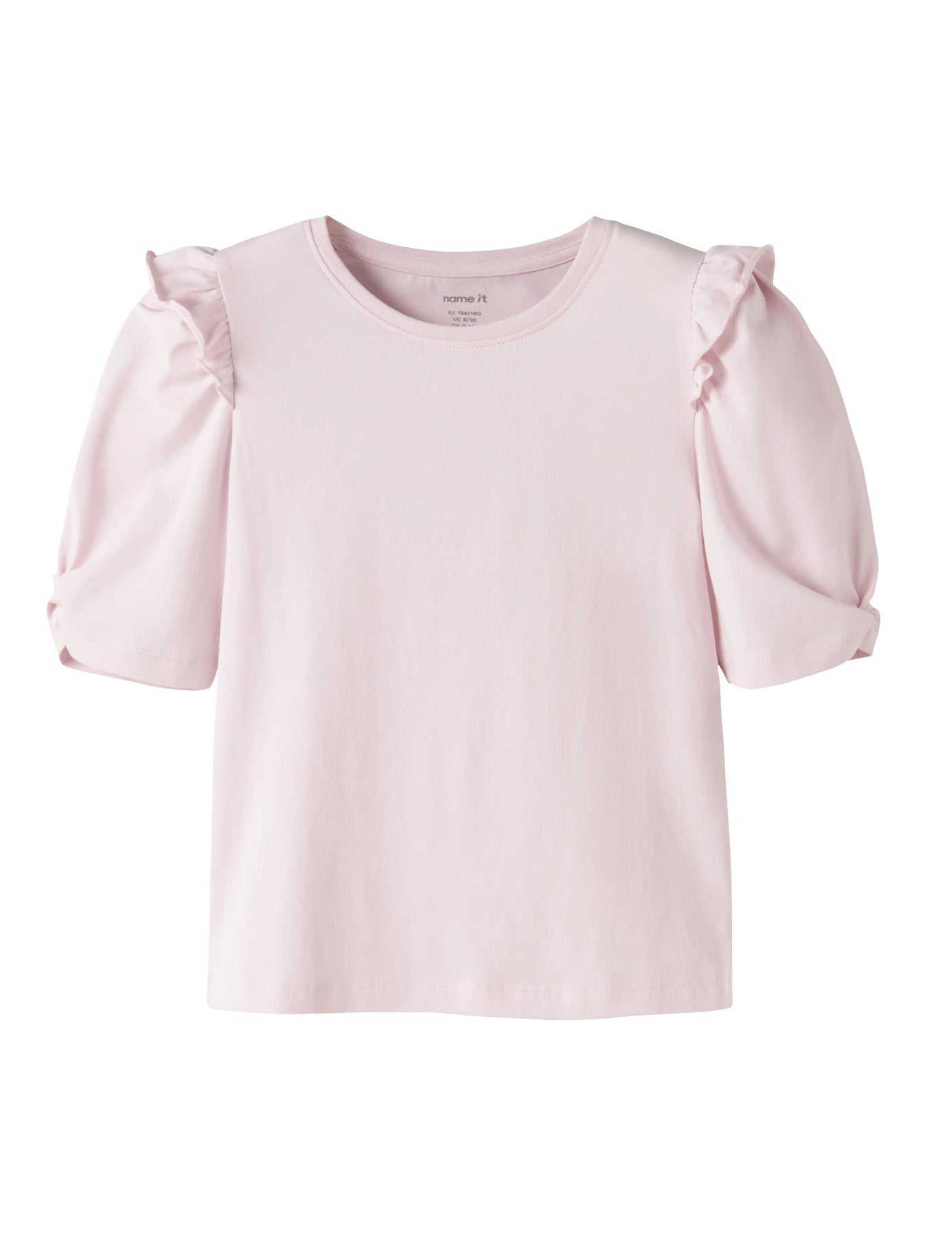 Rosa topp med puffärmar till flicka. Tjej t-shirt kortärmad med puff ärm i ekologisk bomull från Name it till flicka.
NKFFULLI SS TOP
13257396
