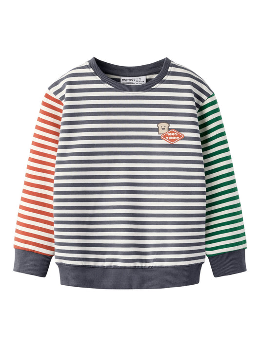 Name It randig röd, grön och blå sweatshirt för pojke i mjuk bomullsblandning med rund hals och långa ärmar. Ekologiska barnkläder från Nameit
NMMKASTER LS NREG SWEAT UNB
13257555