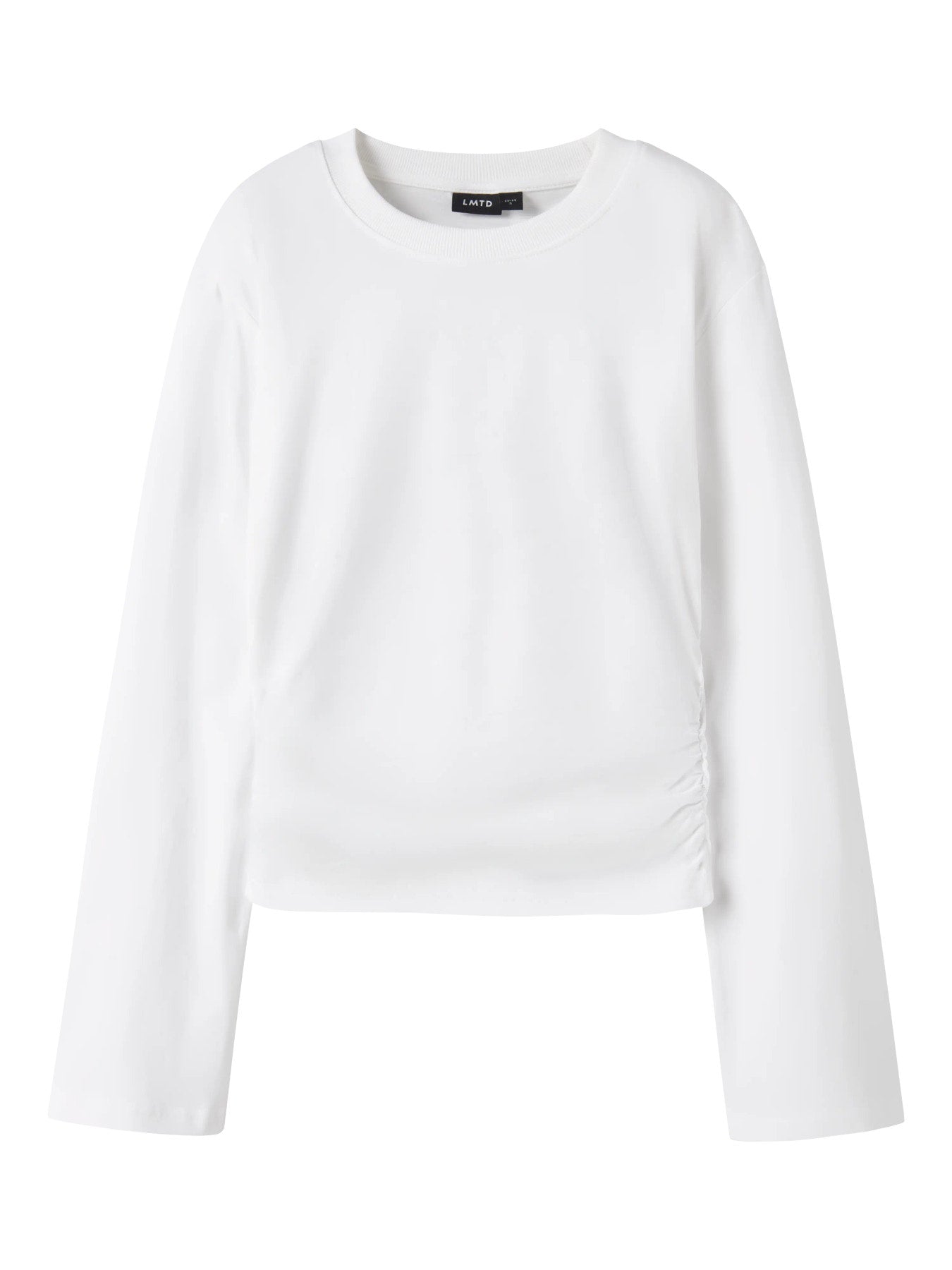 Kort topp med rynkade detaljer i sidorna, lite vidare ärm. Snygg vit långärmad tröja till ungdom tjej. Ekologiska barn och ungdomskläder till flicka från LMTD.
NLFNOVEGAT LS SHORT RUCHED TOP
13257594
