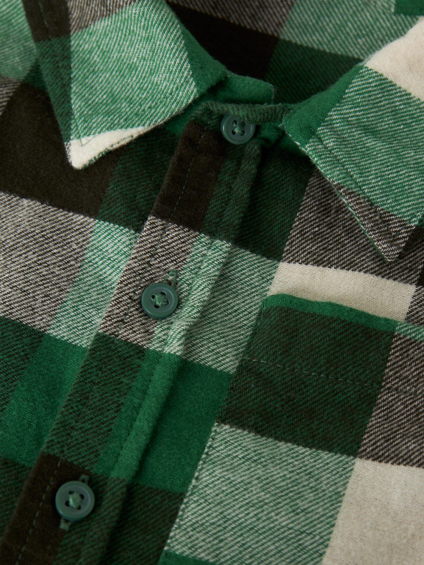 Name It Levin Grön Rutig Overshirt för pojke