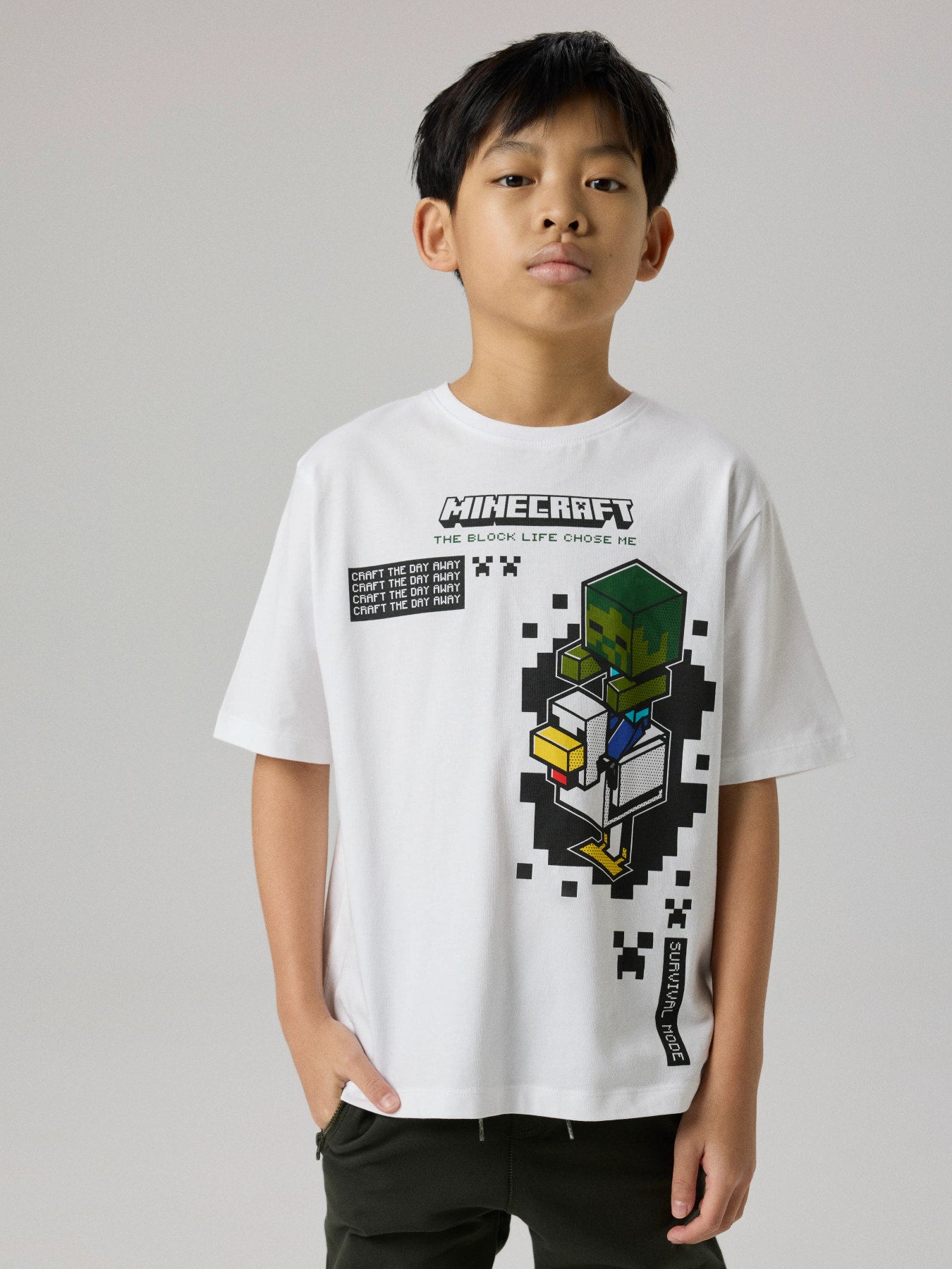 Name It vit Minecraft t-shirt för pojke i ekologisk bomull med kort ärm och Minecraft-tryck
NKMJUN MINECRAFT SS NREG TOPBOX NOOS BIO
13257961