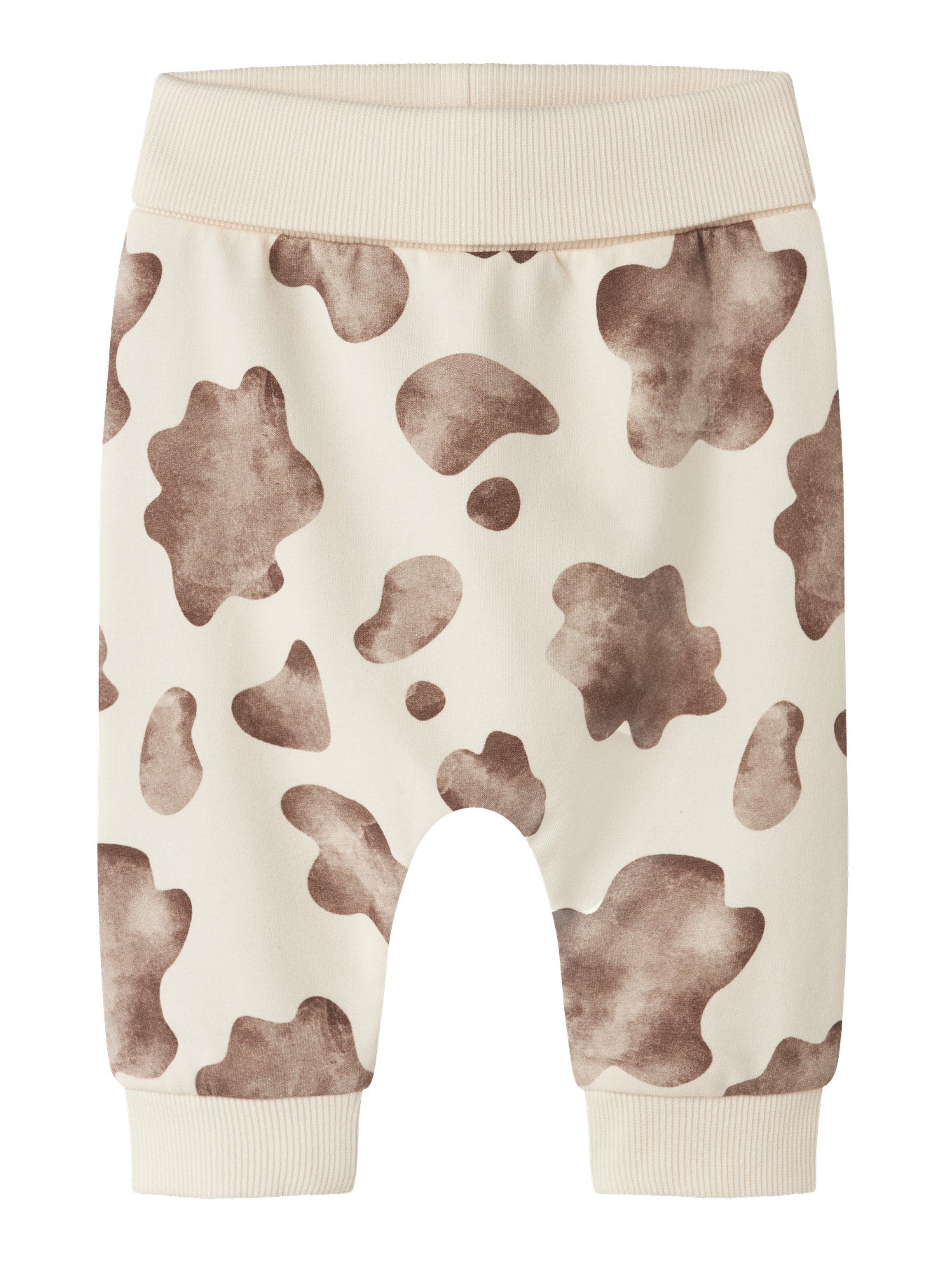 Name It Larry Sweatpants Med Kossmönster Antique White Till Baby Pojke