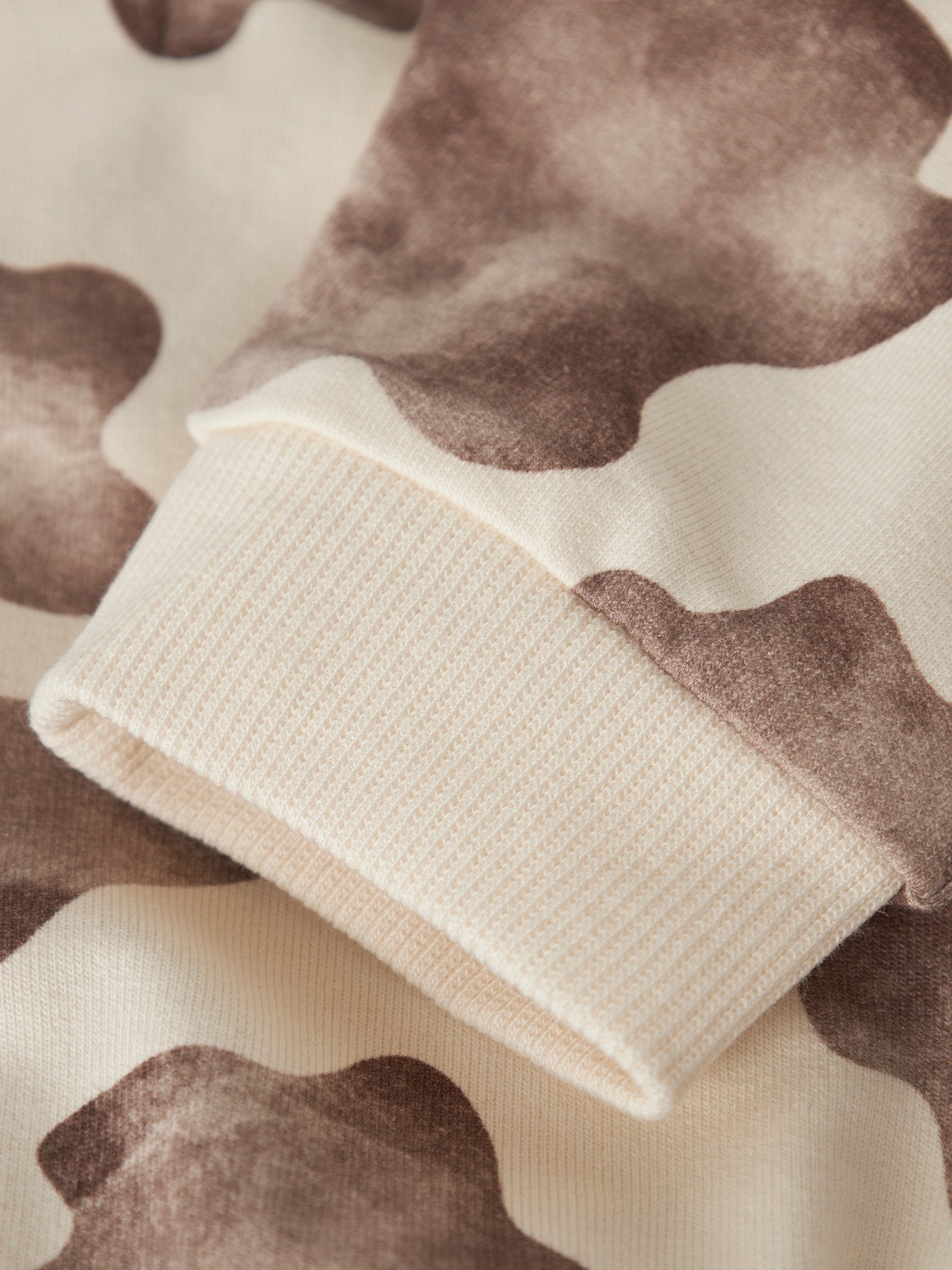 Name It Larry Sweatpants Med Kossmönster Antique White Till Baby Pojke