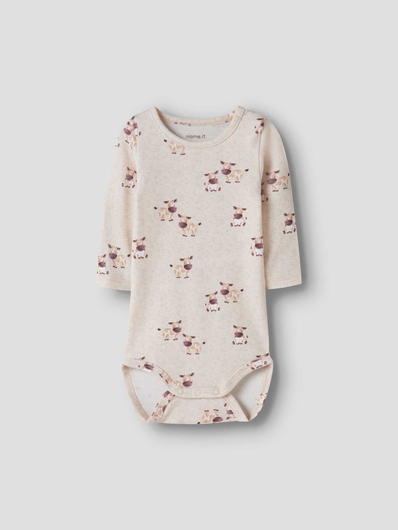 Name It Lois Baby Body Med Komönster Peyote Melange För Pojke