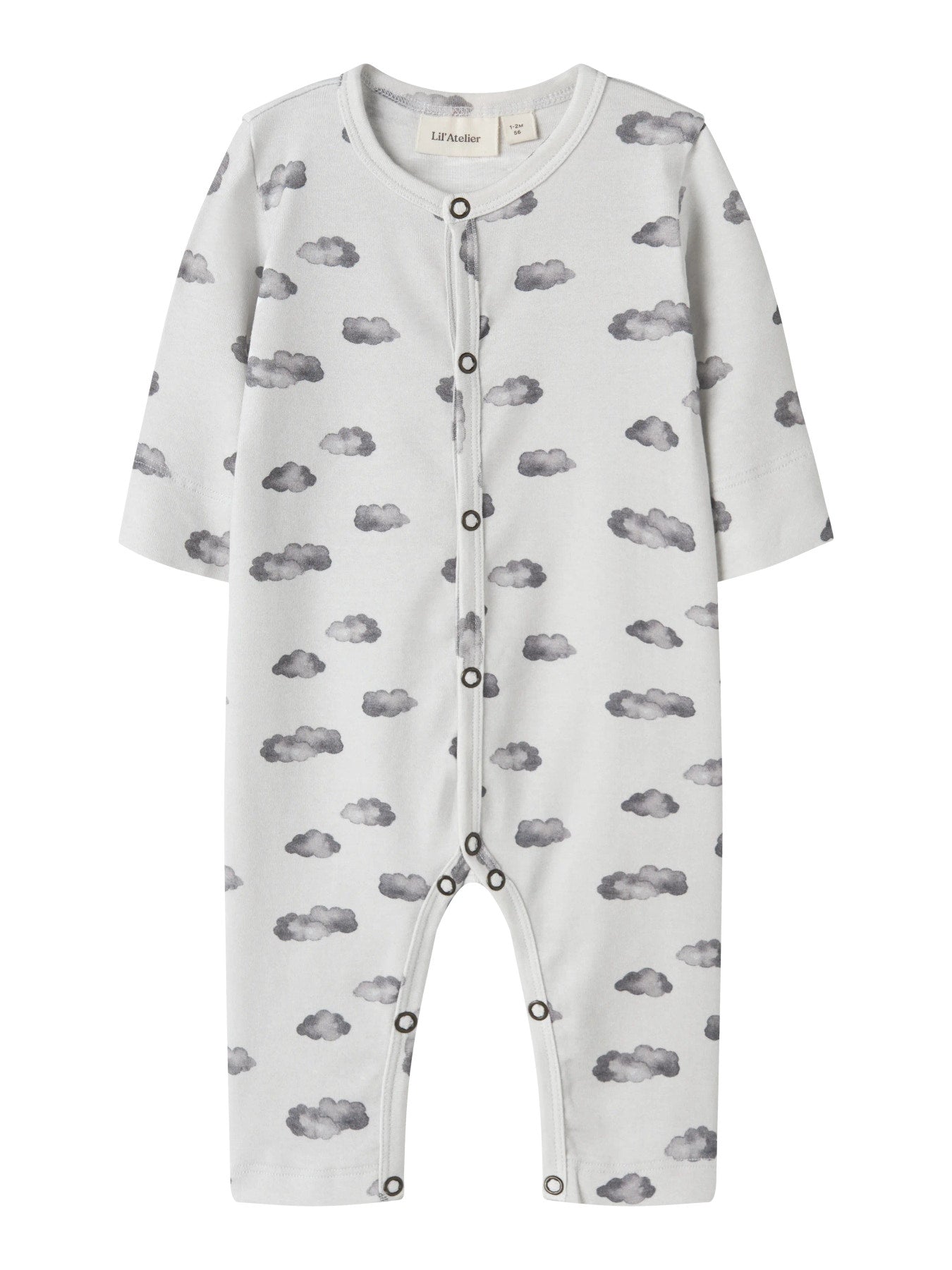 Lil' Atelier Gio Moln Pyjamas Grå