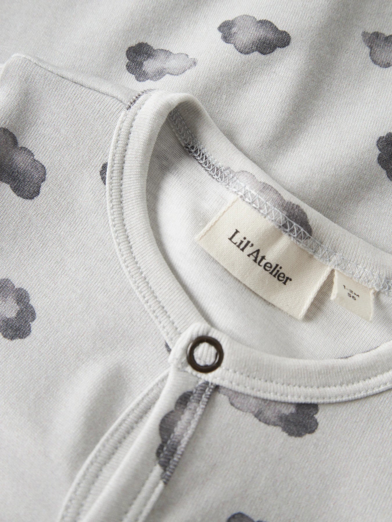 Lil' Atelier Gio Moln Pyjamas Grå