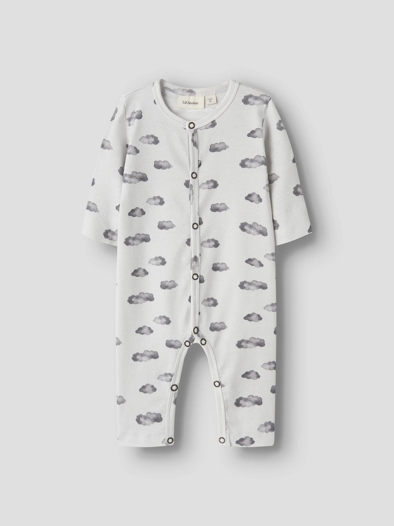 Lil' Atelier Gio Moln Pyjamas Grå