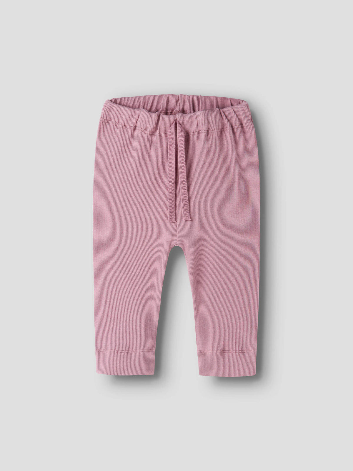 Name It Kab rosa ribbad babybyxa unisex i ekologisk bomull och TENCEL Modal