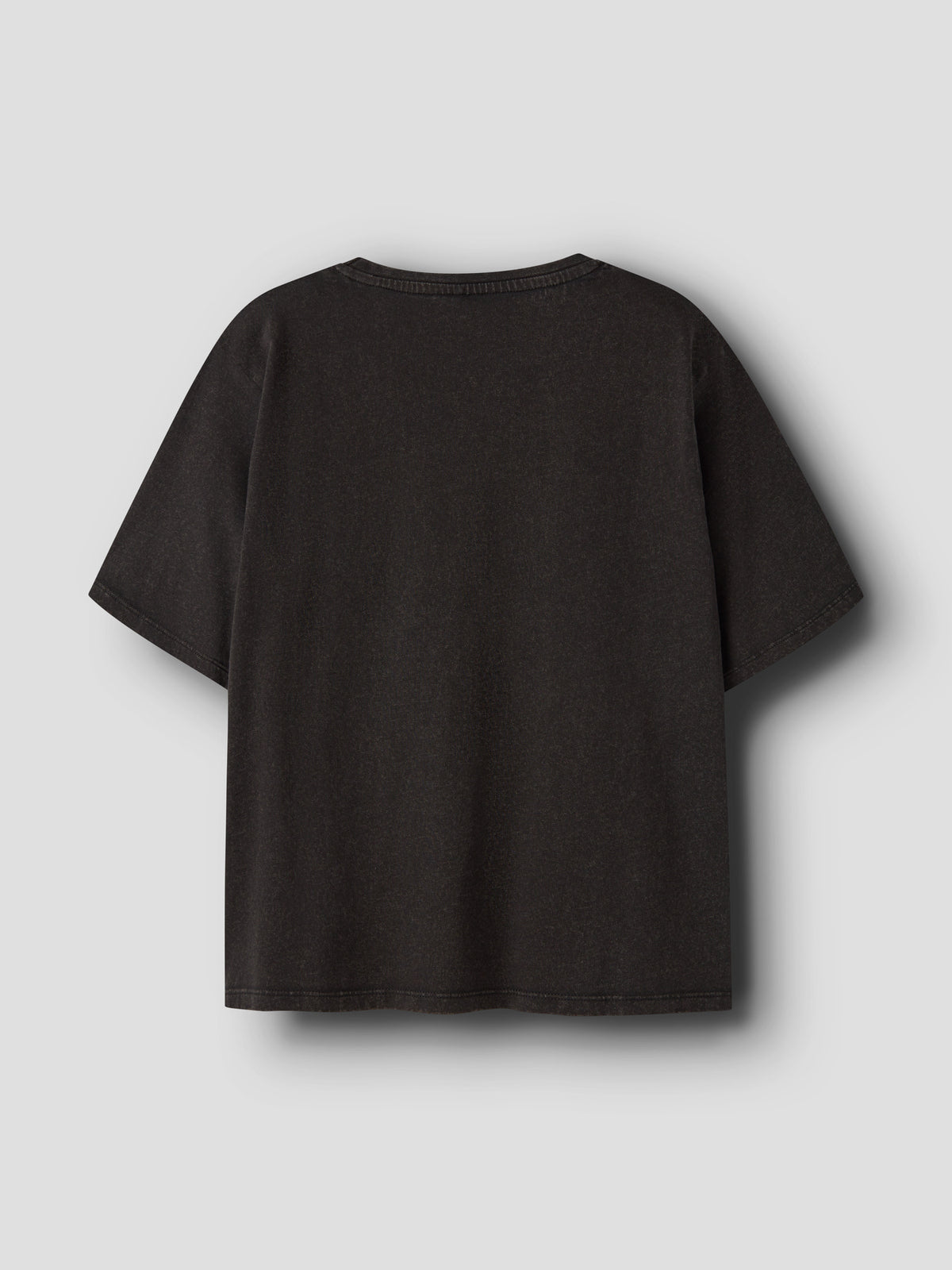 Name It svart t-shirt med rockmotiv och gitarr för flicka i ekologisk bomull