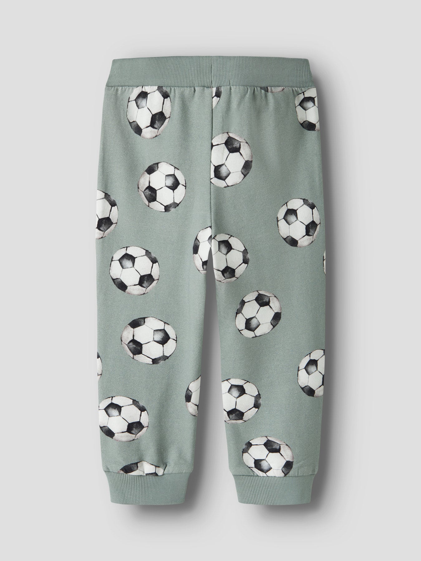 Name It Louie Sweatpants Med Fotbollsmönster Green Milieu Barn Till Pojke