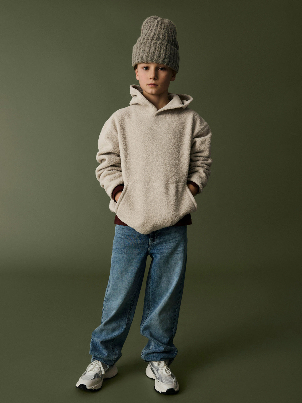 Name It Ryan ljusblå Straight jeans för pojke med raka ben och tvättad denimlook