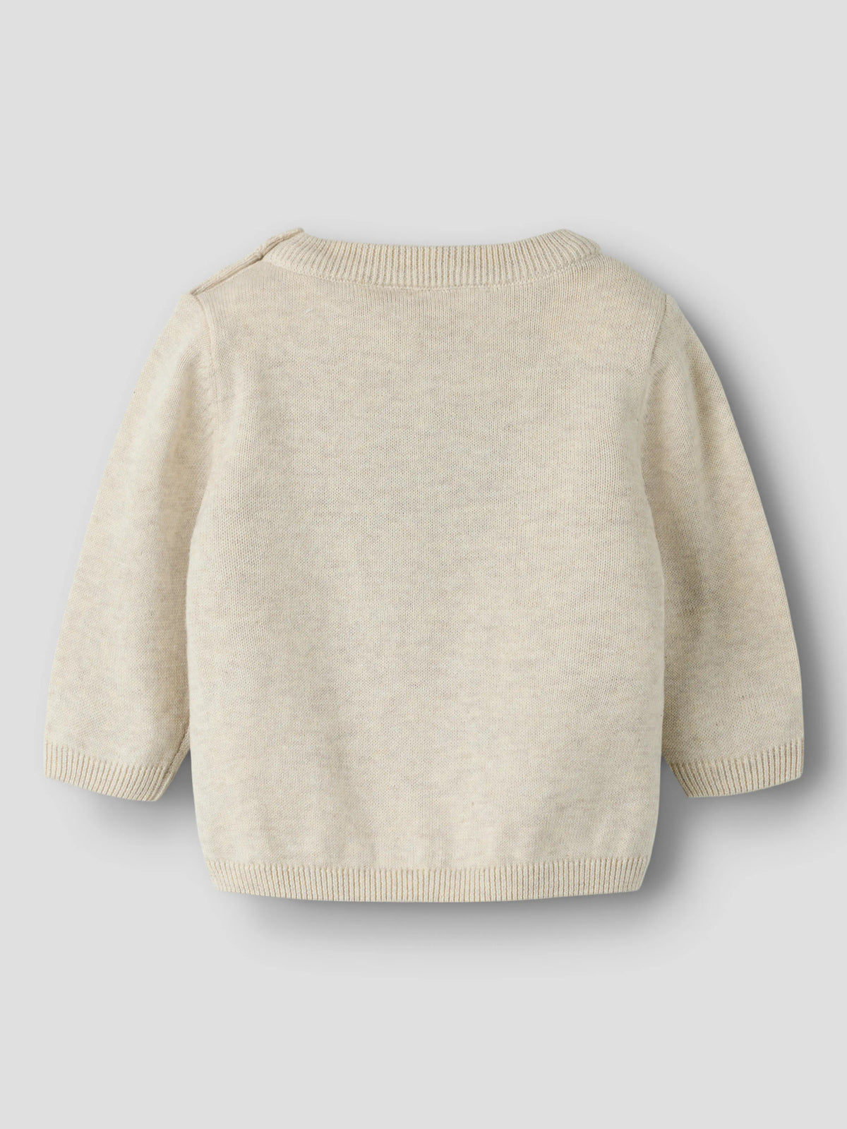 Name It Riso stickad jultröja baby pojke med nallemotiv