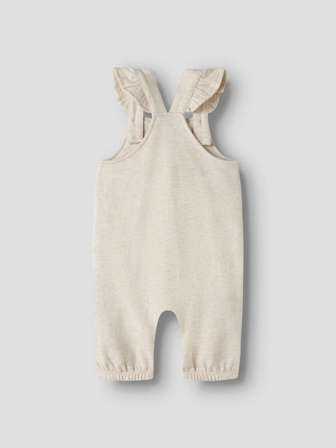 Name It Nilda mjuk babyoverall i sweatmaterial med borstad insida. Hängselbyxa till bebis flicka.